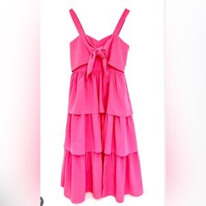 Crosby by Mollie Burch NWT hot pink midi dress.